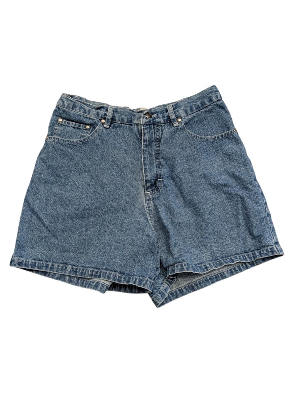 90s Women's Relaxed Fit Stone Washed Jean Shorts
